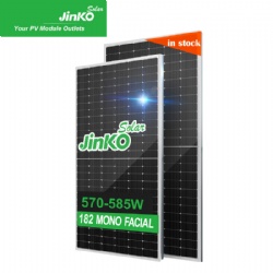 JinKo Mono Solar Panel 182MM Solar Cell 570W 575W 580W 585W Price by Lvchen Supplier